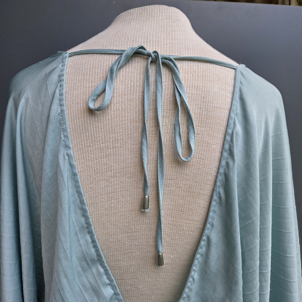 Free People Elouise Self-Tie Blouse Size-XS - Picture 11 of 13